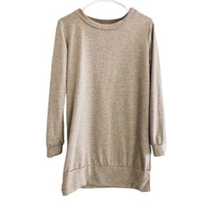 Scotty G Lightweight Sweatshirt Dress Gray